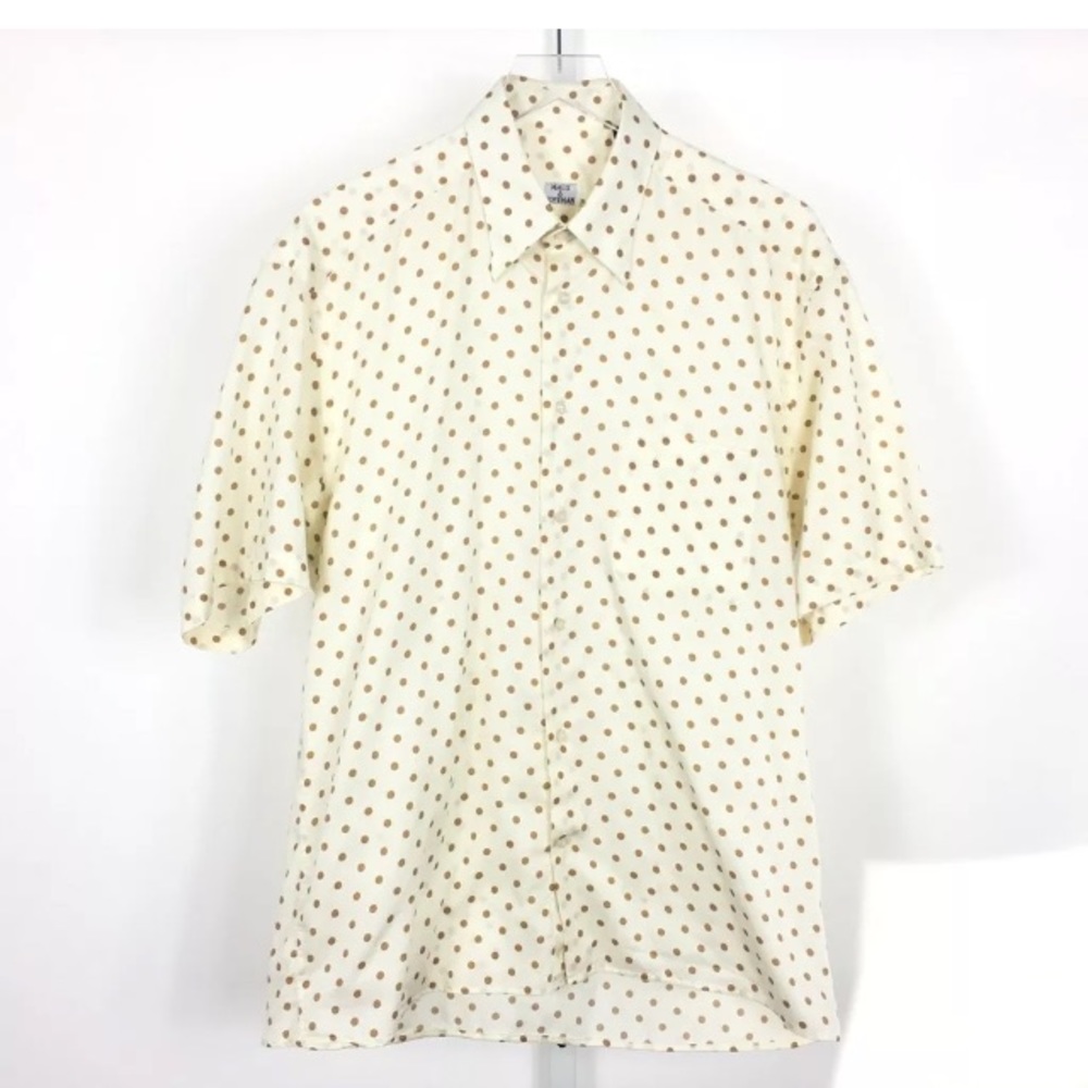 Vintage Maus & Hoffman S/S Polka Dot Shirt Size M